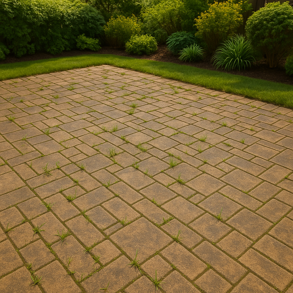 Paver Resanding & Sealing - Before
